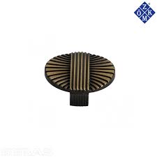 Ручка мебельная кнопка 6066 bronz