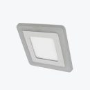 Светильник LED 18+6W Interior Patrat 4000K+4000K lumina tripla