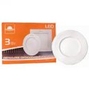 Светильник LED 3W 210 lum 6400К Евросвет круглая
