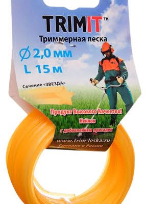 Леска для тримера 2,4*15м Звезда TRIMIT