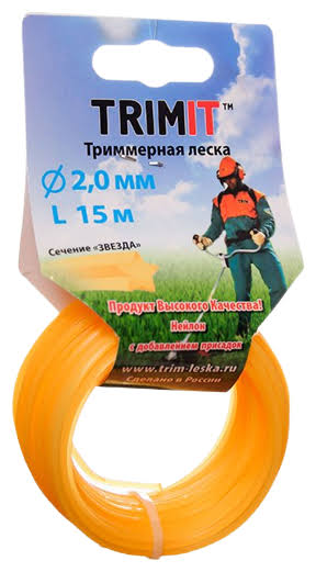 Леска для тримера 2,7 Звезда 15м TRIMIT