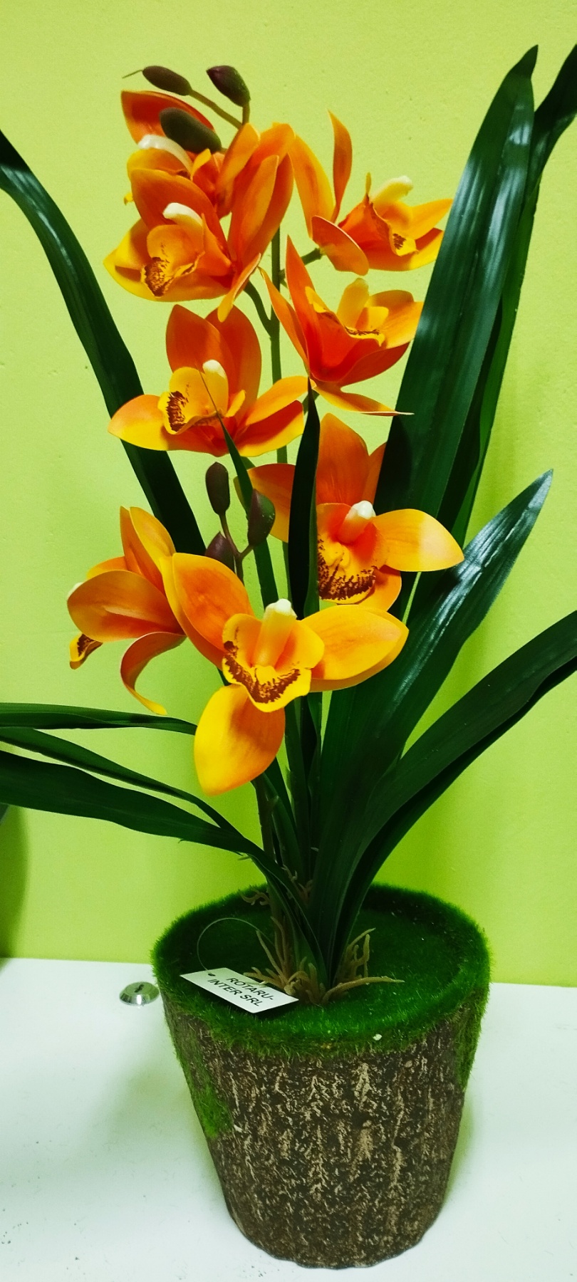 Цветы Flori artificale in ghiveci DYP8904/8 Orange