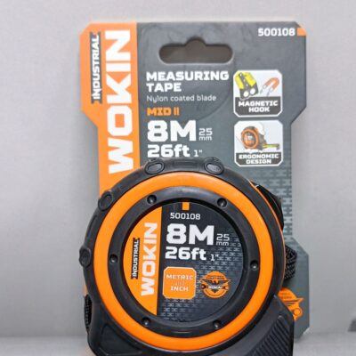 Рулетка 8m*25mm WOKIN 500108