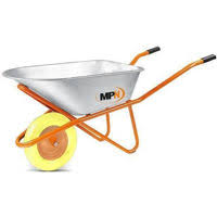 Тачка HAMER 90L roata PU gri/oranj conducta 1.5mm cupa=0.8mm