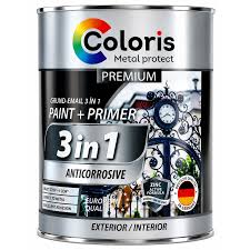 Coloriks grund-email 3in1 0,9kg Ciocolata  RAL8017