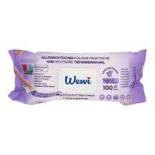 Влажные салфетки для уборки WEWI 100 buc
