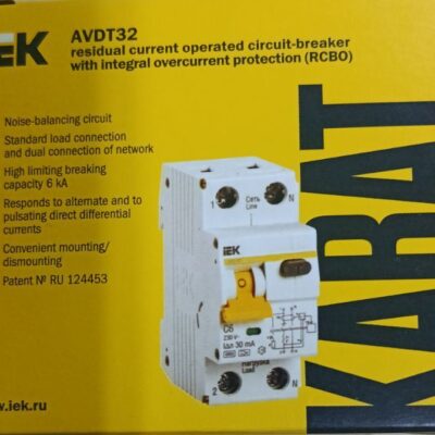 Выкл автомат AVDT32 C25A 2P 30mA