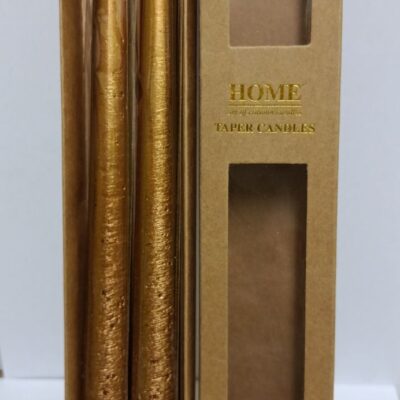 Свечи 2шт  25 cm красные M010-2WP