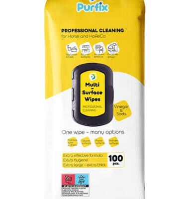 Влажные салфетки для уборки Purrfix professional 100buc