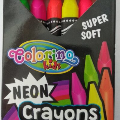 Карандаши восковые набор 6 buc NEON