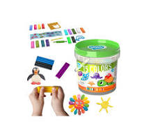 Пластилин 15 цветов в ведре Sea life TM Lovin 41166