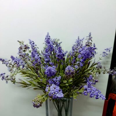 Цветы искусственные веточка Лаванда